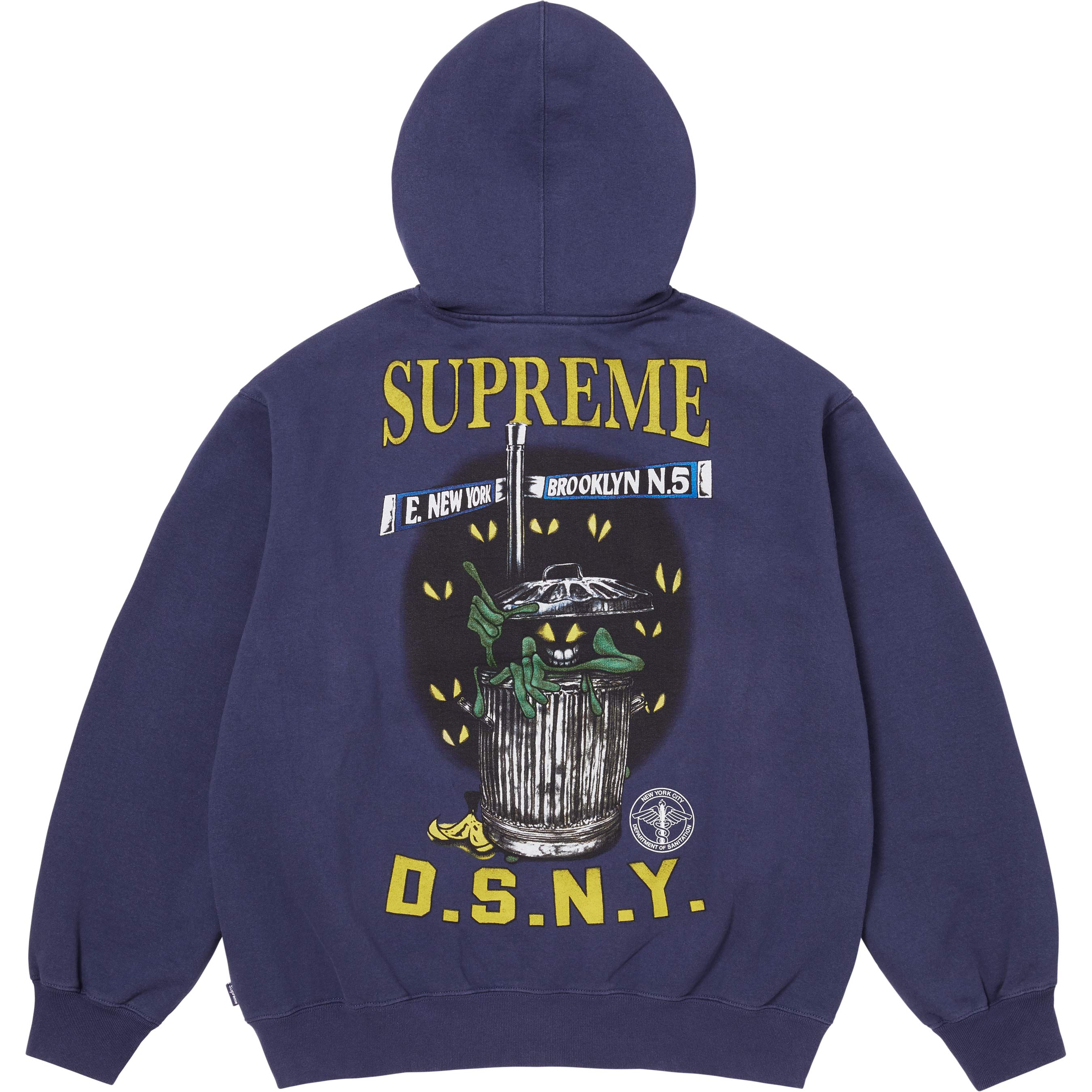 Supreme/DSNY Zip Up Hooded Sweatshirt view 3